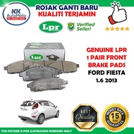 Ford Fiesta 1.6 2013 - Genuine LPR Front Set Brake Pads Brek Pad Hadapan