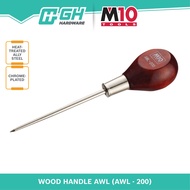 [ GH HARDWARE ] M10 6" Wood Handle Awl  (AWL-200)