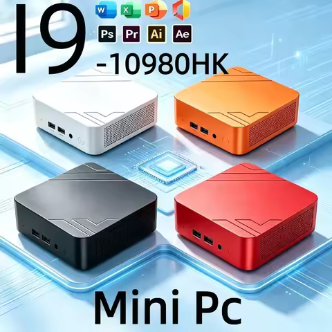 Portable PC Core I9 10980HK Computer Windows Mini PC 16GB RAM 512GB/1TB/2TB SSD WiFi 6 BT 5.2 4K Gam