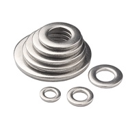 10/25/50/100pcs 304 stainless steel flat washer metal flat washer M1.6 M2.5 M3 M4 M5 M6 M8 M10 M12 M14  M18