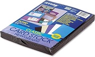 Essendant Inc Pacon Array Card Stock,Card,STK,8.5X11,1C/Pk,Bk