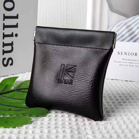 KBEAR BP01 Leather headphone bag,mini storage box,used for storing headphones,Suitable for Earphones