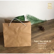 Paper Bag Box 22x22 Shopping Bag Box 22x22 Strong @12pcs