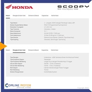 Discount Comline-Sepeda Motor Honda Scoopy 2023 Fashion Sporty Kode