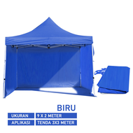 Dinding tirai tenda lipat 3 meter / tenda jualan bongkar pasang / Dinding Tenda lipat / tenda lipat 3x3 full set / tenda jualan / Atap Tenda Lipat 3x3 2x2 / tenda buat jualan kaki lima / tenda buat jualan pinggir jalan / Atap Tenda Lipat 3x3 Tebal Speeds