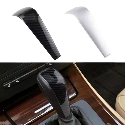 For BMW E87 E90 E92 E93 1 3 5 Series 2006-2011 X1 X3 X5 Gear Shift Knob Sticker Cover Decoration Tri
