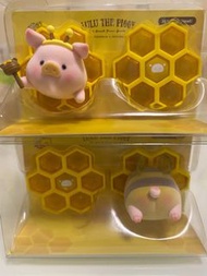 Lulu豬 一對蜜蜂磁石 全新
