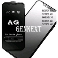 Tempered matte glass SAMSUNG A02 A11 A50S A51 A90 anti minyak - SAM A50S