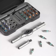 ATuMan 袖珍精密精密手動棘輪螺絲批套裝磁性螺絲批 hysckp ATuMan Pocket Precision Precision Manual Ratcheting Screwdriver S