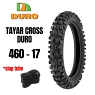 Tayar Duro 460-17 460 17 siap tube motorcross cross cubcross offroad KLX DTM