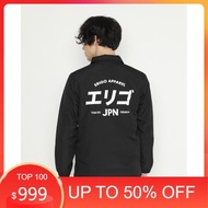 Original Jaket Pria Erigo Coach Fujinkai Black - S
