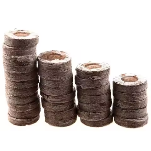 BQ-110 Pcs Professional Peat Pellets Plant Starting Soil Block Jiffy Seedling Plugs Environmental Ga