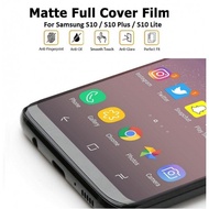 Samsung S10 / S10 Plus / S10 Lite Front Back Matte 3D Full Screen Protector