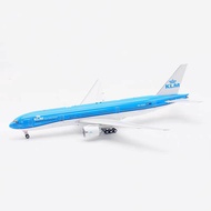 48H Shipping - Inflight Holland Airlines Boeing B777-200ER PH-BQD Finished Alloy Guest Aircraft Mode