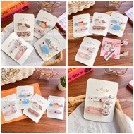 Set of 2 Acrylic plastic dog clips to hug cakes for girls