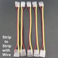 3 Pin 8mm Connector Wire Led Strip Light Connector,Led COB Light Lighting