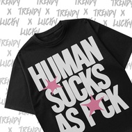 Boxy Oversize T-Shirt Genesis - HUMAN SUCKS