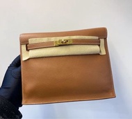 💓🎠999新 Hermes Kelly Danse 金棕 Evercolor Gold PHW 金棕金扣