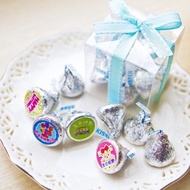 (生日快樂版)水滴巧克力(8顆入)小禮盒(Tiffany色緞帶)-限低溫宅