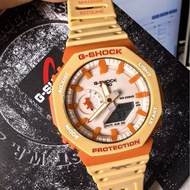 时尚热销日本手表cafe kitsune x GA-2110MK GA-2100VB-1A VIRTUAL BLUE new resin watch strap mk68