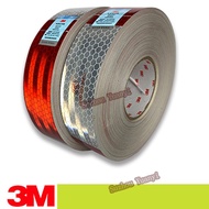 3M933 Car sticker red and white reflective sticker label tape 3M 933 7GPU