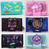 In Stock Australian Smiggle Wallet Kids Card Holder Primary and Secondary School Students Card Case Student Folding Card Holder Coin Purse