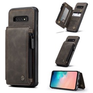 Flip Case Multi Card Slot Samsung S10 Plus - S10 - S10e - Samsung S9 Plus - S9 - S8 Plus - S8 Premium Leather Case CaseMe C20