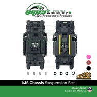 TAMIYA CNC MS Chassis Suspension Set O RING Flex Original for Open Class Semitech Mini 4WD Race