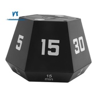 1 Piece Pomodoro Timer Productivity Timer Black Plastic Time Management Tool 3, 5, 15, 30, 45, 60 Mi