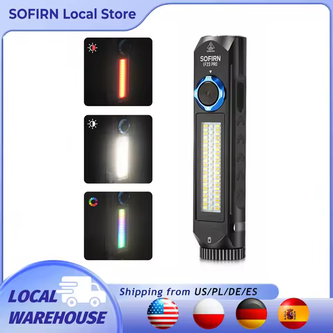 Sofirn IF23 PRO RGB Light 5000lm XHP70B Powerful LED Flashlight 21700 5V 3A USB C Rechargeable Torch