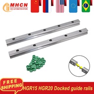 MHCN HGR15 HGR20 Linear Guides 2 pcs 2400-4000mm linear rails docked rail Extra long docking guide r