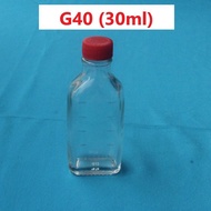 BOTOL KACA 30ML G40 50pcs