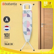 Brabantia Ironing Board, A, 110 x 30 cm, Solid Rest - Abstract Leaves