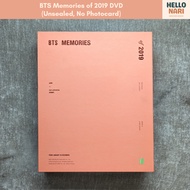 BTS Memories of 2019 DVD (Unsealed, No Photocard)