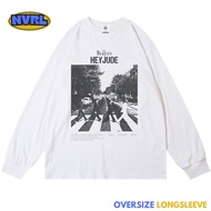 Oversized longsleeve t-shirt the beatles hey jude vintage tee
