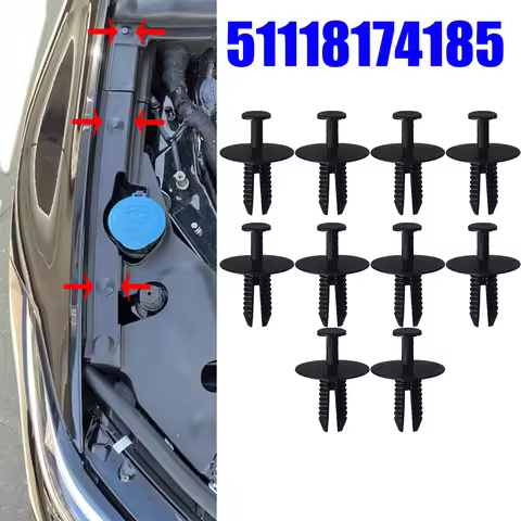 10PCS 51118174185 Car Bumper Fender Liner Wheel Arch Door Sill Clip For BMW E46 E93 E38 E65 E66 F07 