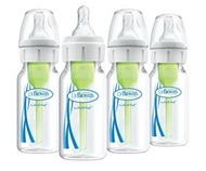 Dr. Brown's - Natural Flow® Options+™ 窄奶瓶，4 盎司 120 毫升 x 4 (平行進口)