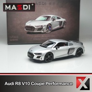 Masdi 1: Audi R8 V10 Coupe Performance Silver Rolling Wheel64