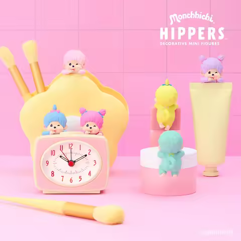 New Dreams Original Monchhichi Hippers DECORATIVE MINI FIGURES COLORS: Wink Series Blind Box Toys Gi