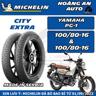 (100/80-16& 100/80-16 - CITY EXTRA) Michelin City Extra Yamaha PG-1 and Dat Bike Quantum tires