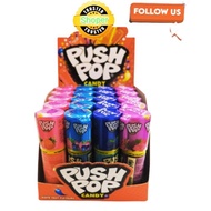 PUSH POP CANDY ASSTD FRUIT FLAVOURS Gula Push Pop 20PCS X 14G