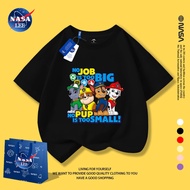 2026nasa South Korea daycottonshipshortcodsamepaw Leisure patrolboysclotheschildrensleevekidsteet-sh