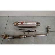 Cld exhaust for all motorbikes made of stainless steel