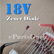 18V 1W 1N4746 Zener Diode / Voltage Regulator Diode