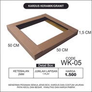 Box Kardus Packing Murah  Keramik Granit Ukuran 50x50x5 WK-05