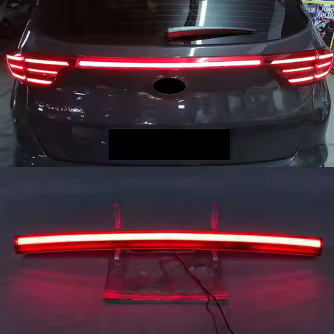1PCS For Kia KX5 / Sportage IV (QL) 2019 2020 Rear Bumper Tail Light Red LED Reflector Brake Lamp Wa