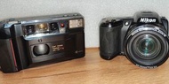 YASHICA T2 + NIKON coolpix