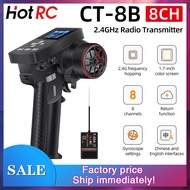 NEW HotRC CT-8B 8CH Radio Transmitter 2.4GHz with F-08A Receiver For RC Car Boat Robot