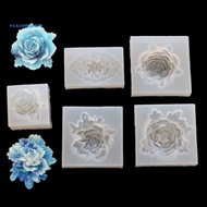 PEK-Flower Rose Silicone Mold Polymer Clay Craft Jewelry Making DIY Decorating Tool