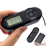 PIN Pocket FM Radio FM 64-108Mhz Portable Sports Radio Receiver With Lcd Display 3.5mm Earphones Nec